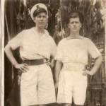 Norman Stanley Grey (left) and Jimmy Ewing, Sierra Leone, c 1943
