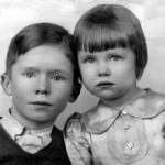 Henry, 11 years old and Jean, 5 years old taken in 1944.
