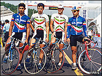 دوچرخه سواران ایران بر بام آسیا