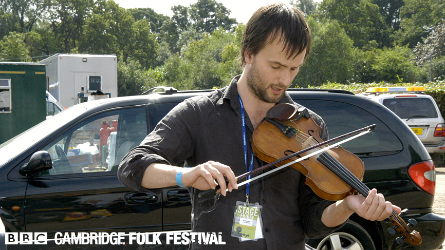Jon warms up backstage ahead of his surprise appearance.
