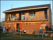 The clubhouse at St. Ouen