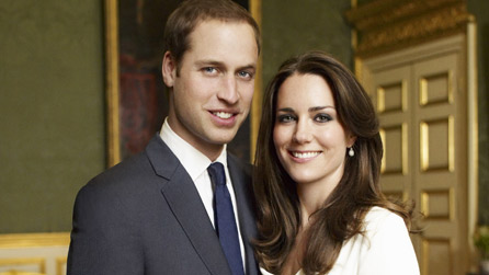 Official portrait photograph of Prince William and Kate Middleton © 2010 Mario Testino