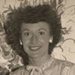 Joan Hilda Harper pictured here shortly after the war at Cliftonville.