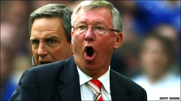 Sir Alex Ferguson at Wembley