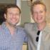 Dermot and funnyman Frank Skinner.
