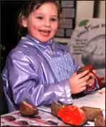 Child enjoying a workshop 