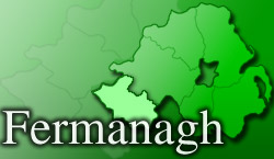 NI Map showing Fermanagh