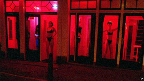 Window brothels in Amsterdam