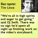 Tim Lince reports on filmind DJ Swift's video