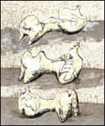 Three reclining figures