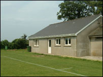 The clubhouse at Le Boulivot, home to Grouville FC