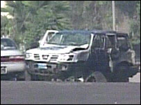 Irak'tan patlama sonrası bir görüntü