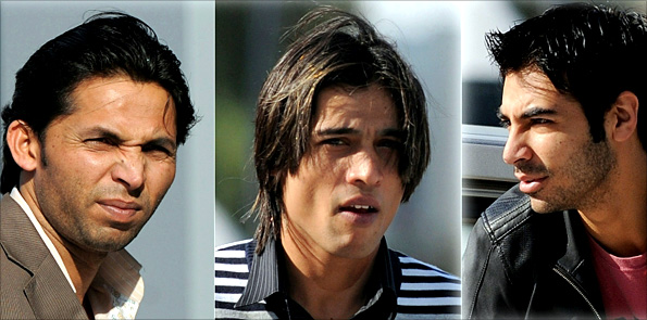 Amir, Asif and Butt were each given lengthy bans