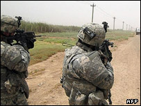 Irak'ta askerler