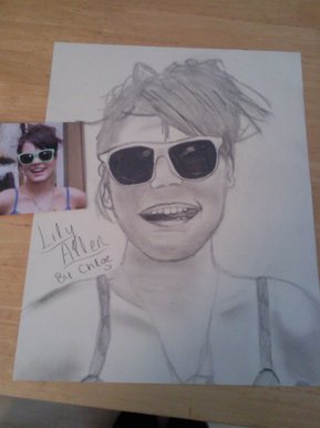 Lily Allen sketch (: