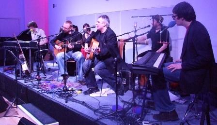 The housemates on stage