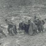 Advancing in the monsoon through mud