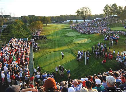 Phil Mickelson tees off