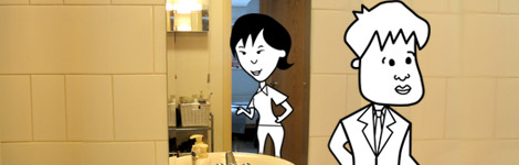 Helen and Tim chatting