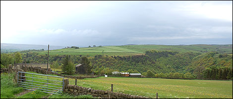 Landscape in Calder Valley