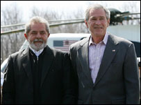 Lula e Bush
