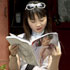 Chinese woman reading