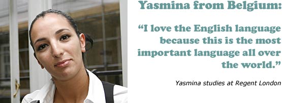 Grammar challenger Yasmina from Belgium