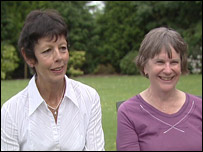 Robert's nieces Julianne and Maureen Pollin