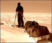 Climbing the ice plateau