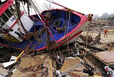 Earthquake damage in Chile