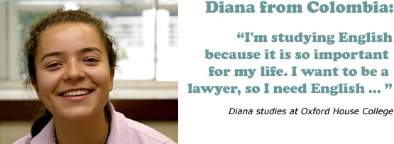 Grammar challenger Diana from Colombia