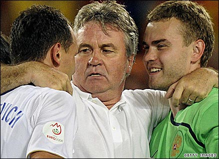 Hiddink has a close bond with his players