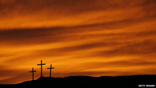 y dair croes yn Calfari