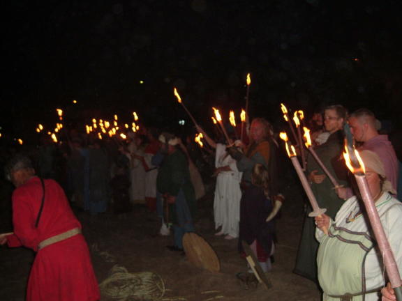 Torches as Kings Funeral
