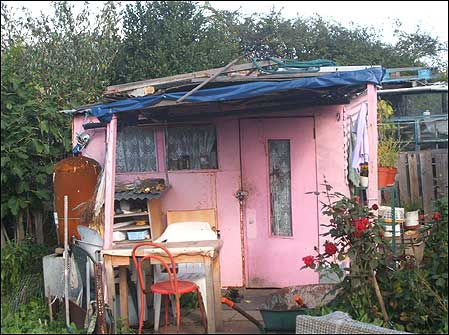 Allotment hut