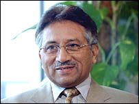 پاکستانی صدر پرویز مشرف