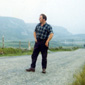On the road again. Leith on his first holiday in County Donegal, 1969