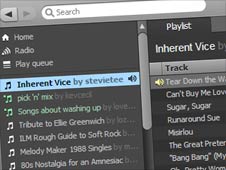 screengrab of Spotify desktop application