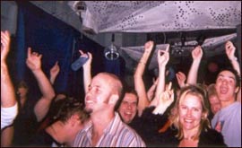 Crowd at one of Lizzie's gigs