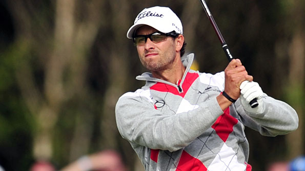 Open leader Adam Scott of Australia
