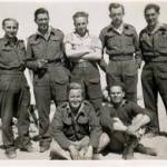 Group outside our tent roughly Christmas 1942
