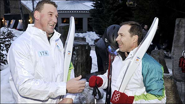 Matthew Pinsent and Steve Podborski