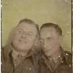 This was me, on the right just out of the POW camp.