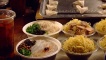 Various noodle dishes.