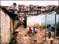 Favelas, în Sao Paulo