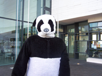 Artist Karl Coates outside MIMA