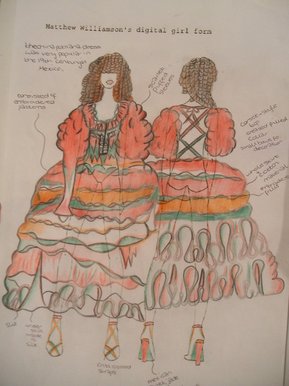 Mexican Poblana Style Dress