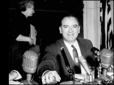 Senator Joe McCarthy 10 March 1959