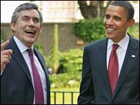 Brown e Obama