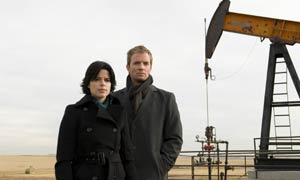 Neve Campbell and Rupert Penry-Jones in Burn Up